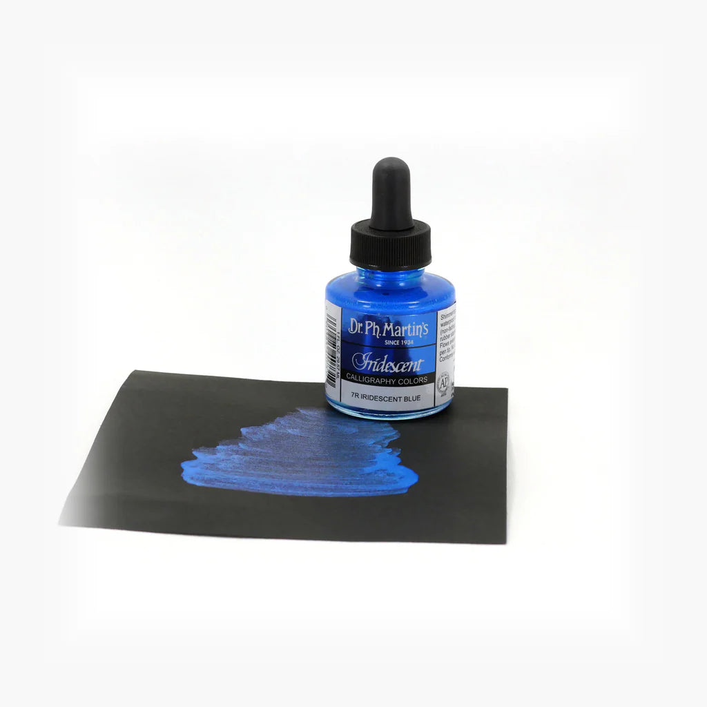 Dr. Ph. Martin's Iridescent Calligraphy Colours - Blue (30ml)